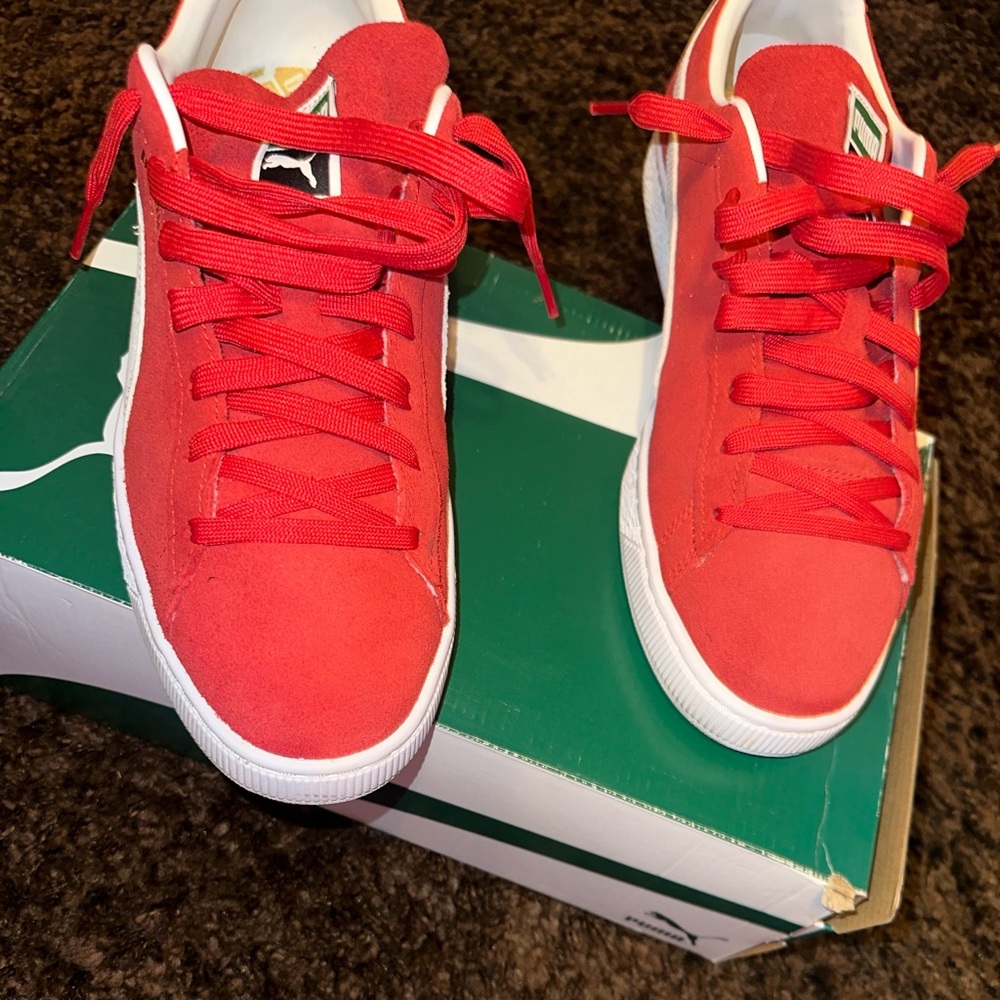 Puma Suede Red Size 12